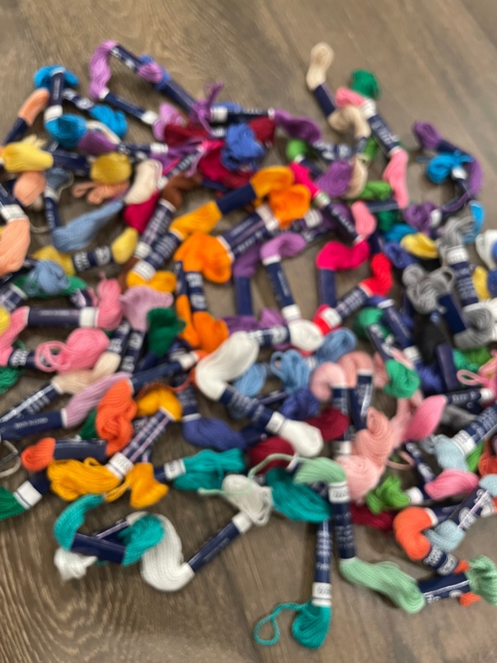 100% cotton Colorful thick Embroidery Floss Bundle - 65 skeinsMulticolor Threads